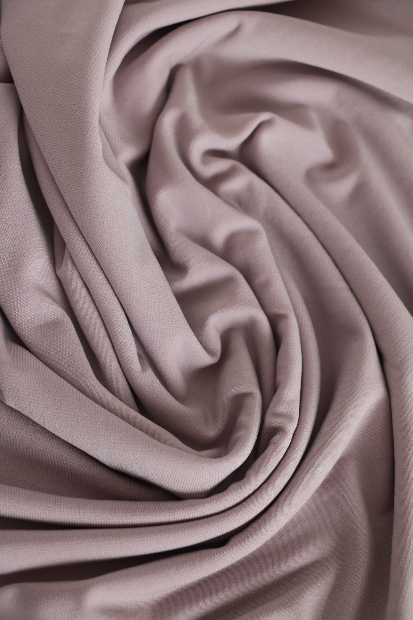 Hijab jersy premuim de luxe mauve claire