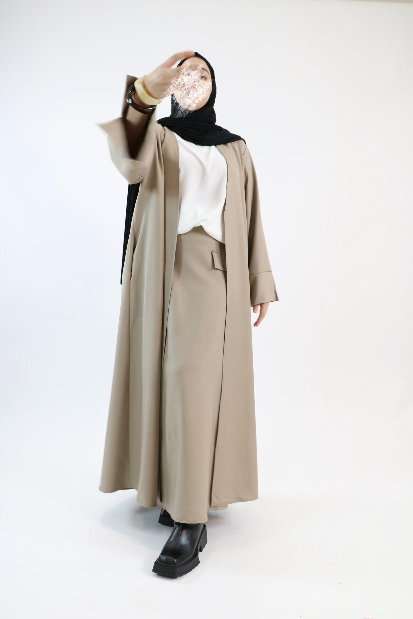 Ensemble Prestige 3 Pièces – Taupe Élégance