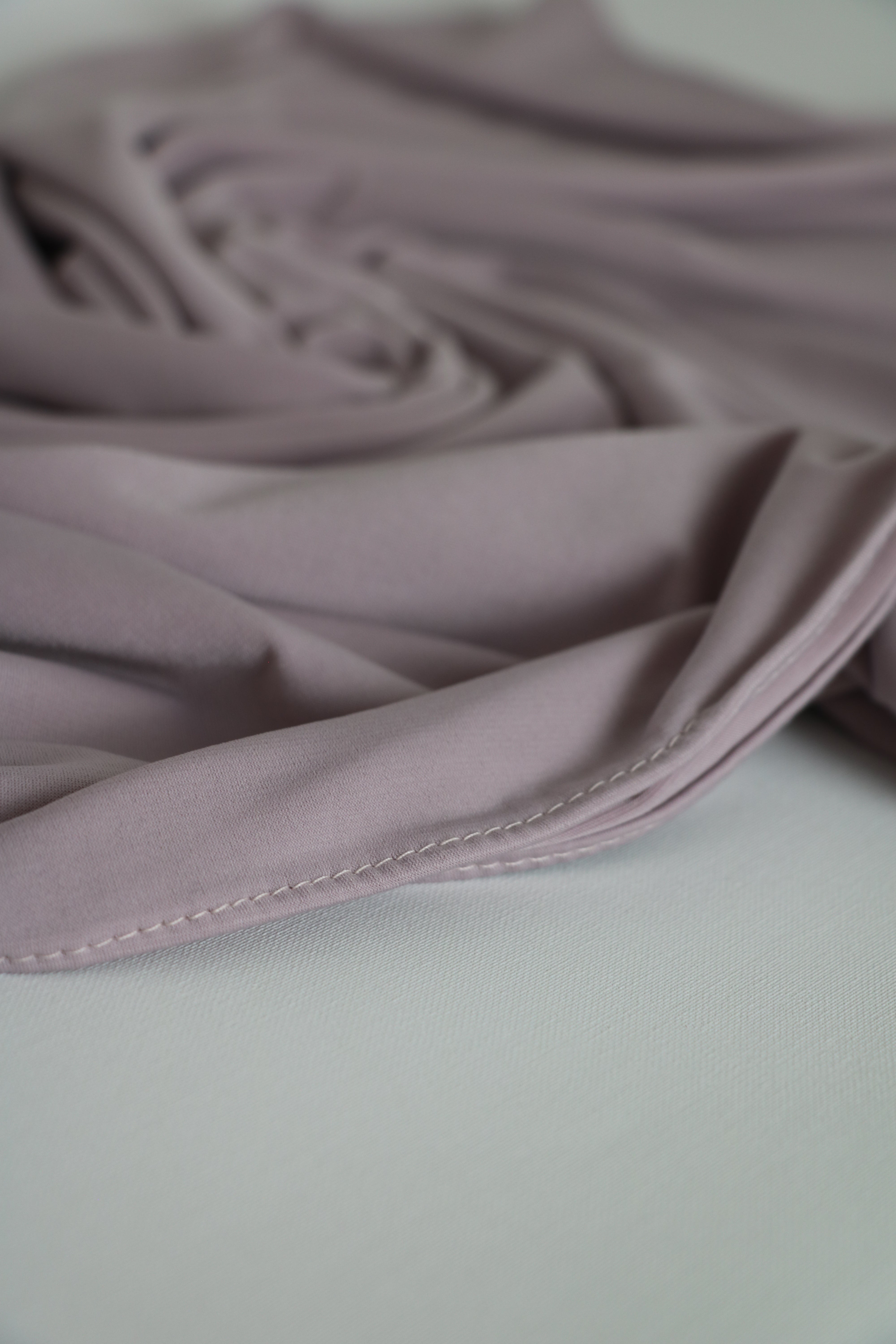 hijab jersy premuim de luxe mauve claire