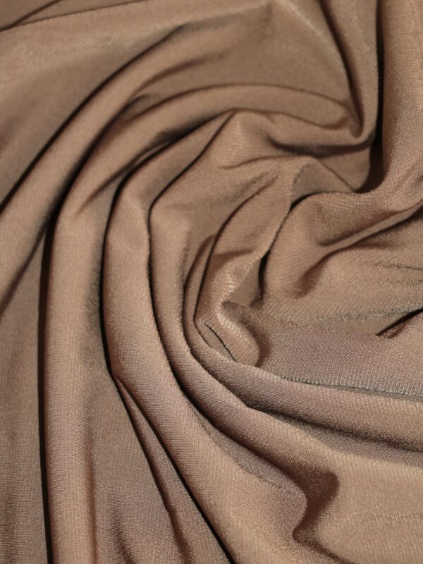 Hijab jersey premium de luxe marron – Meraaya