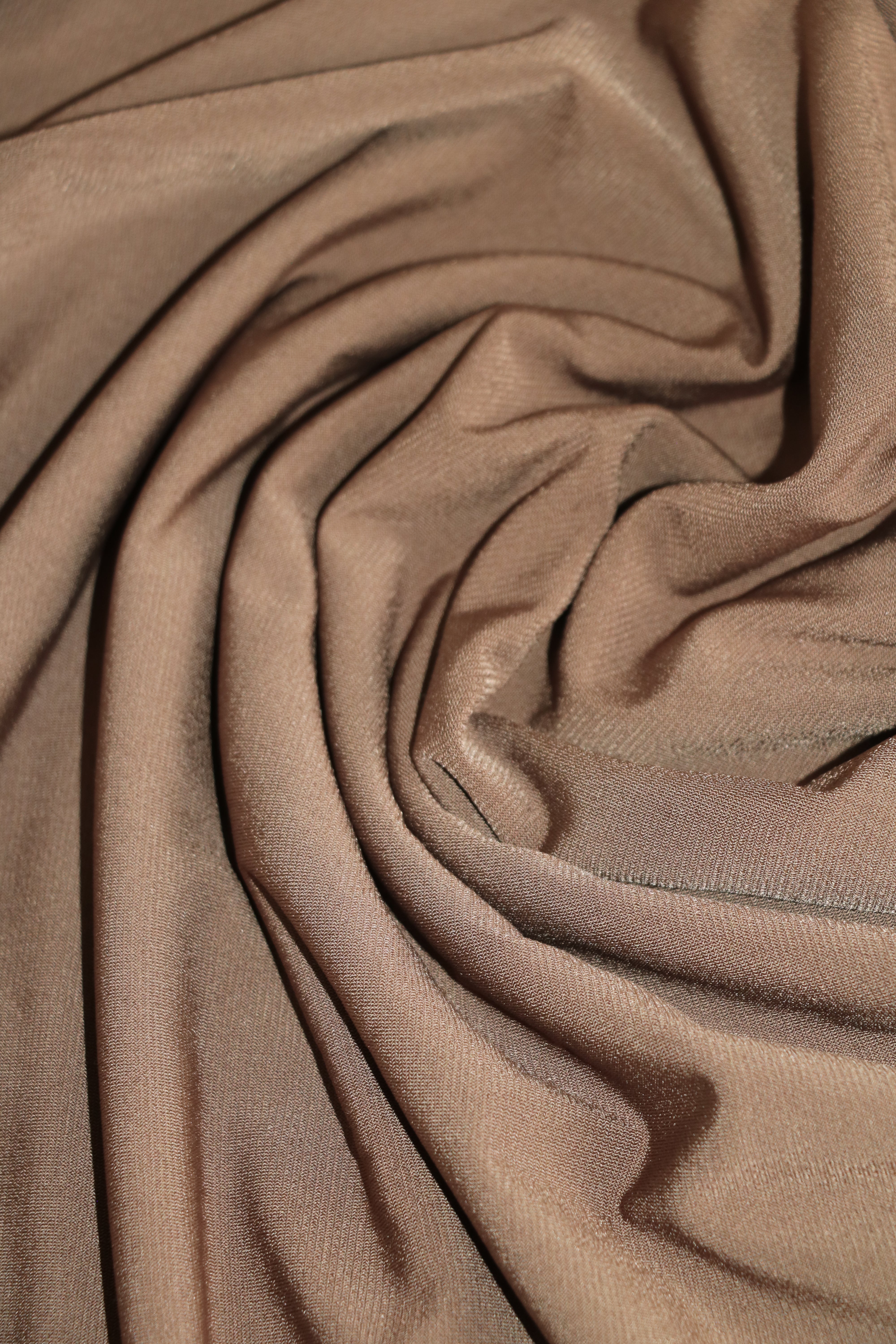 hijab jersey premium de luxe marron