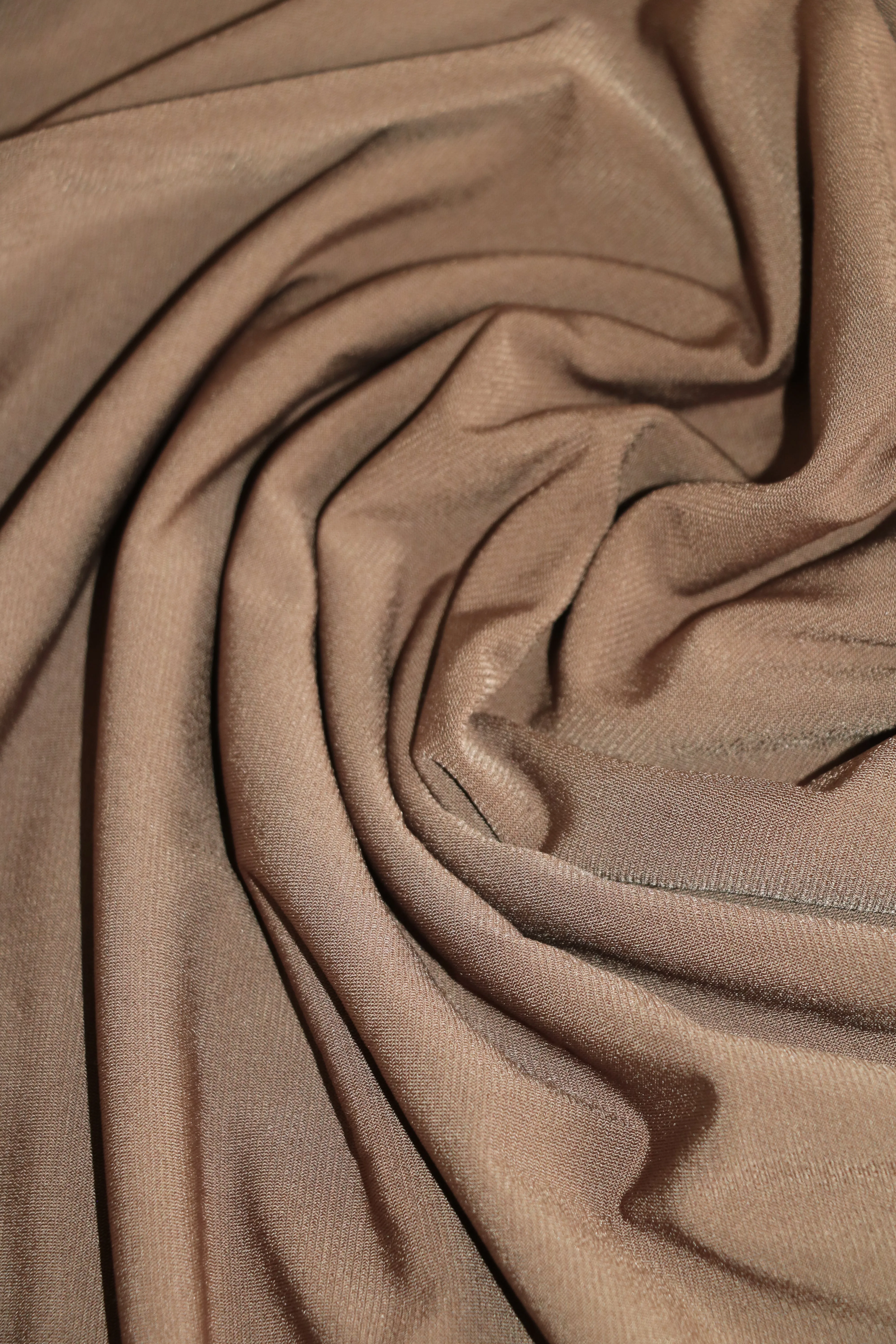 hijab jersey premium de luxe marron