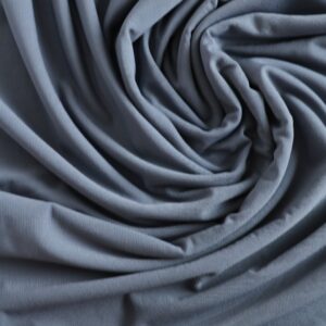 hijab jersey premium de luxe bleu denim