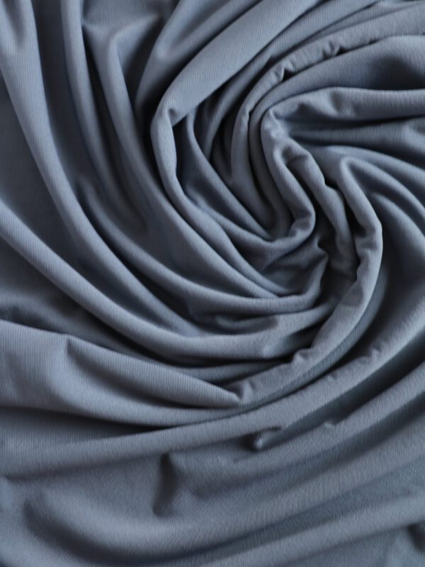 Hijab jersey premium de luxe bleu denim – Meraaya