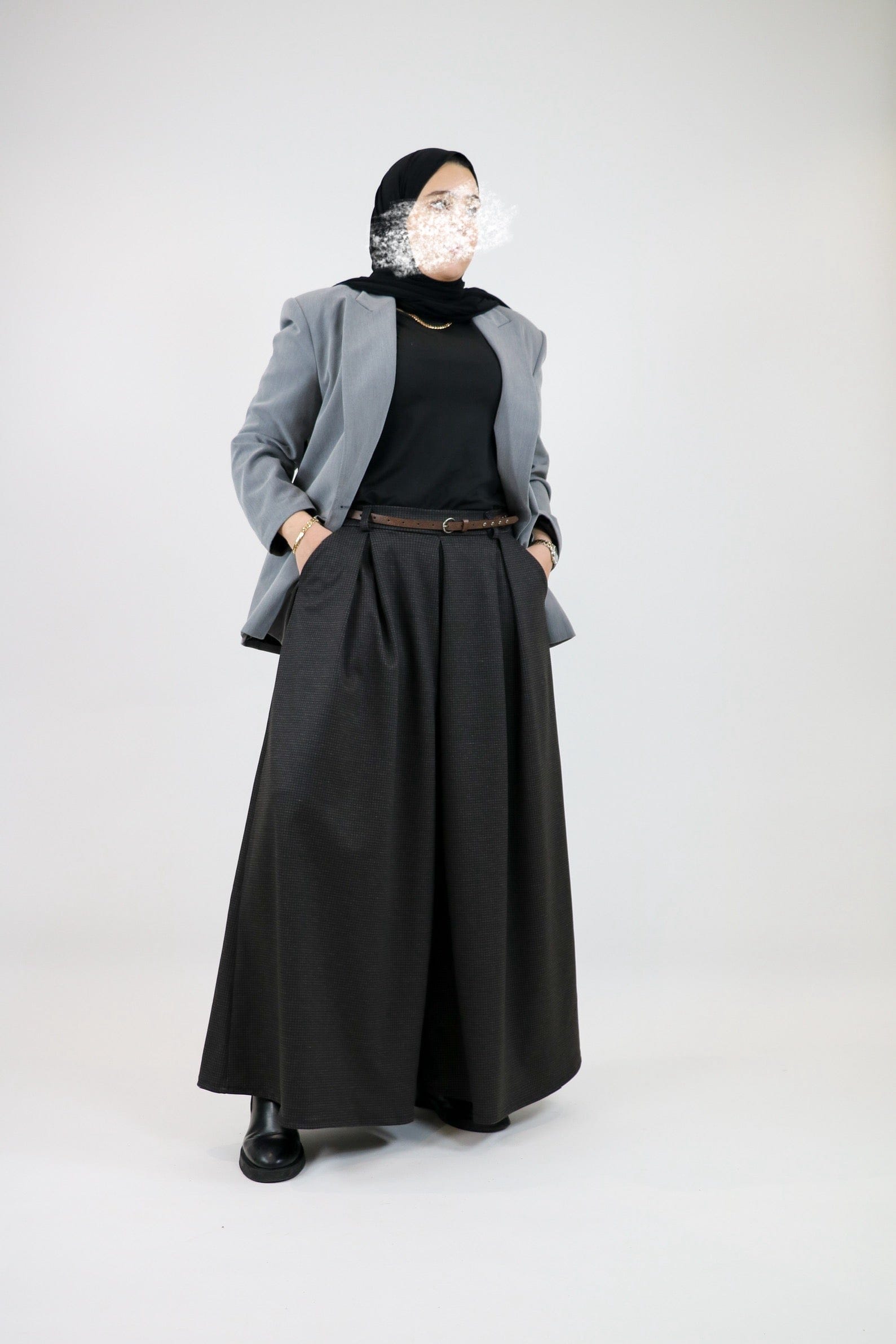 Jupe culotte longue femme modest – Meraaya