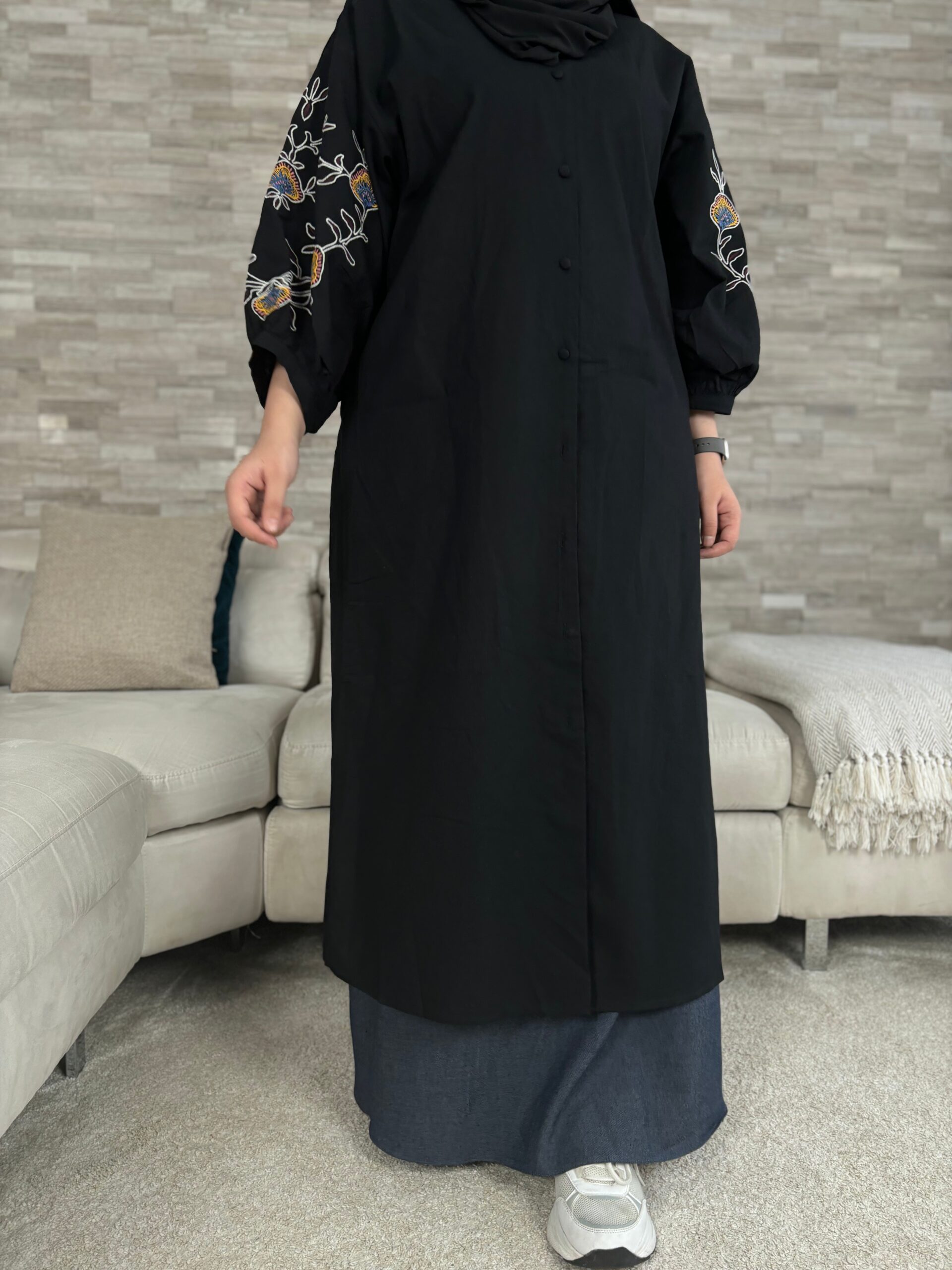 Chemise Rim longue oversize femme – Meraaya