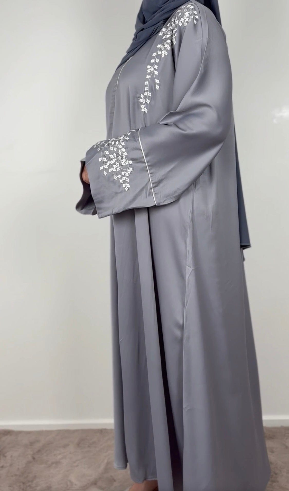 Abaya brodée femme musulmane – Meraaya