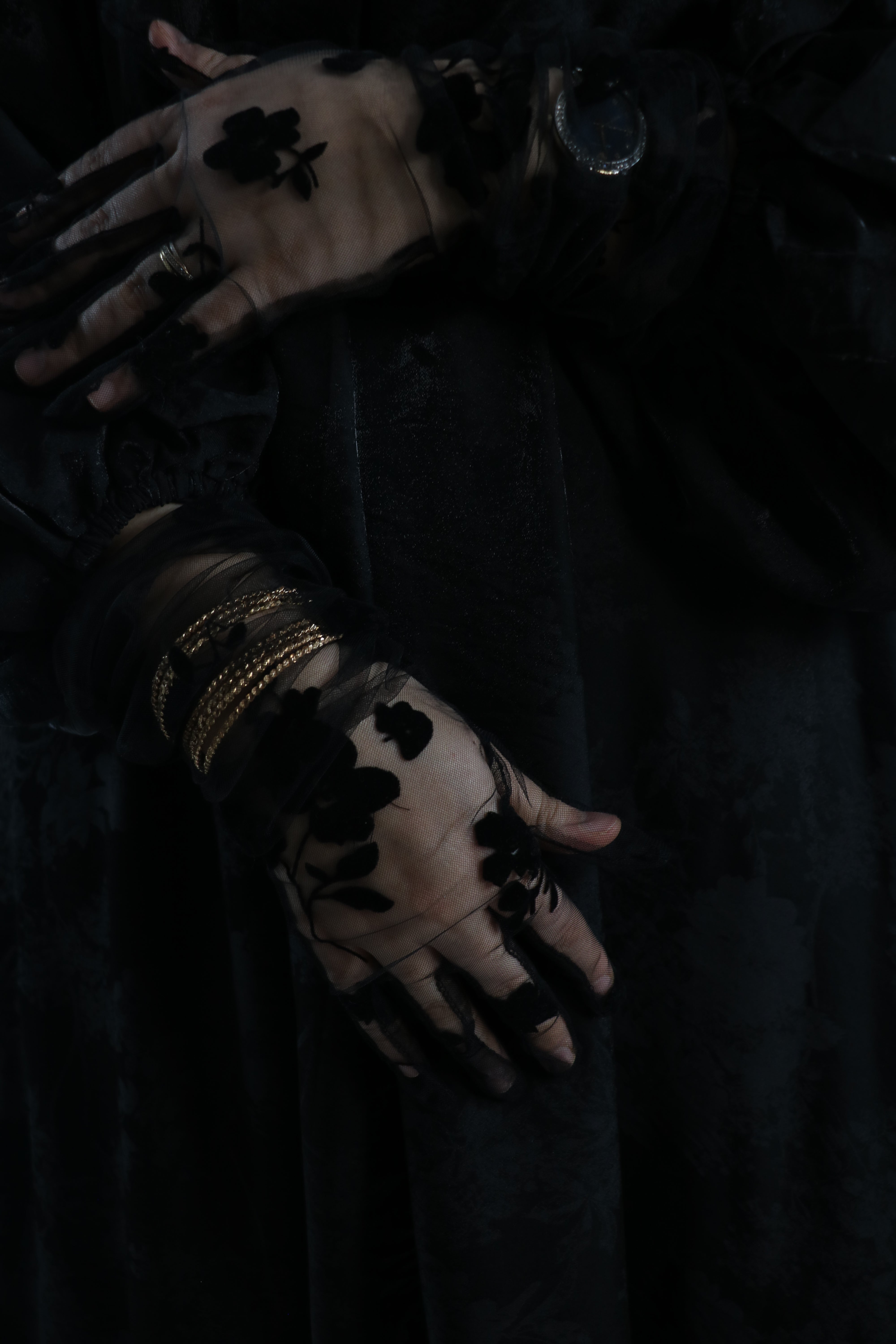 gants en dentelle 